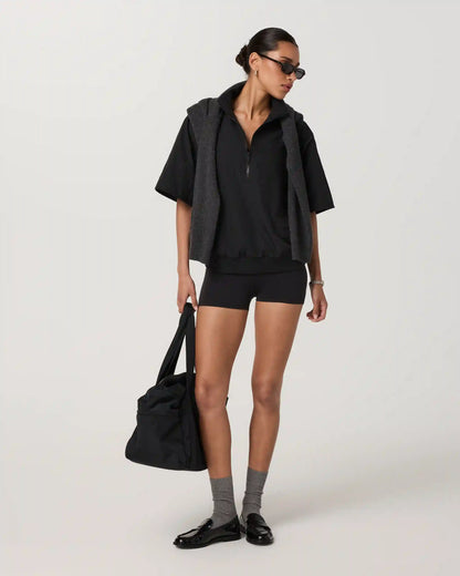 Retrograde Short Sleeve Half Zip Jacket