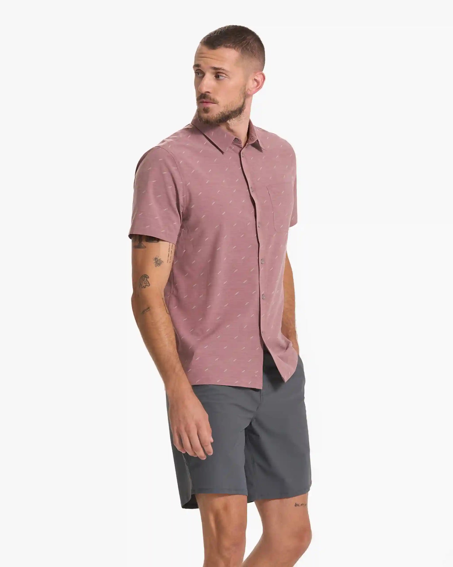 Short Sleeve Bridge Button Down