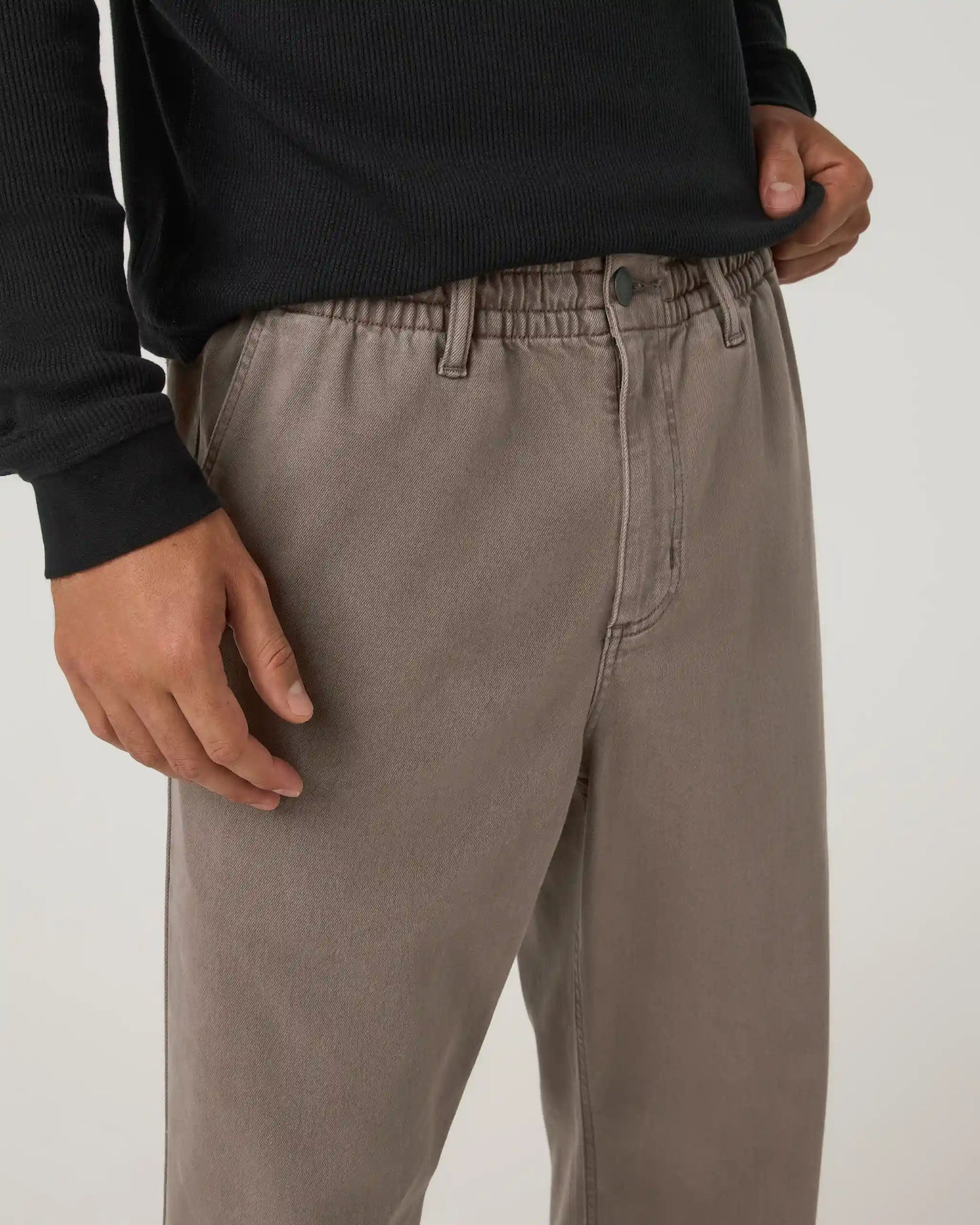 Benton Twill Elastic Waist Pant Relaxed Fit 30"