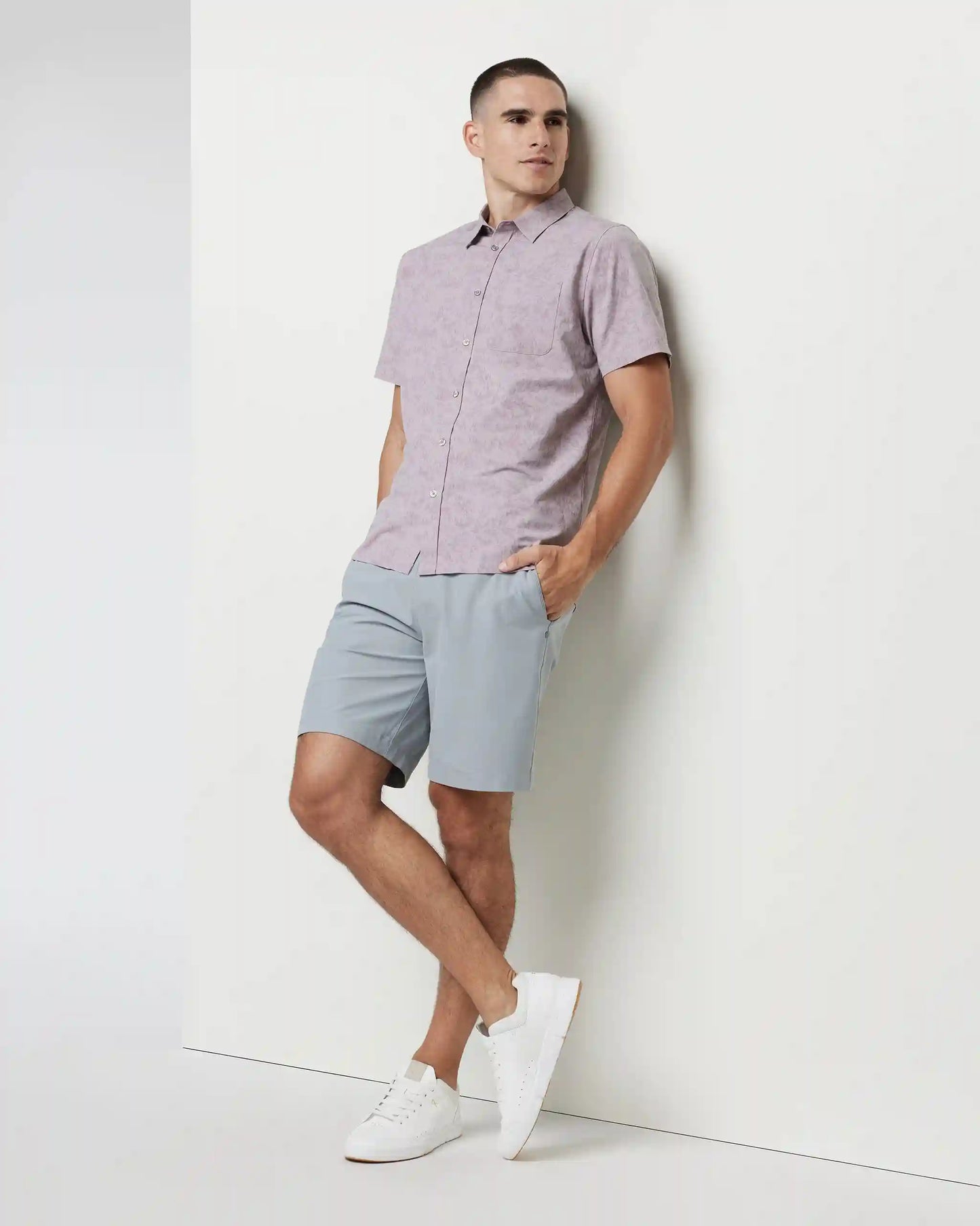 Short Sleeve Bridge Button Down