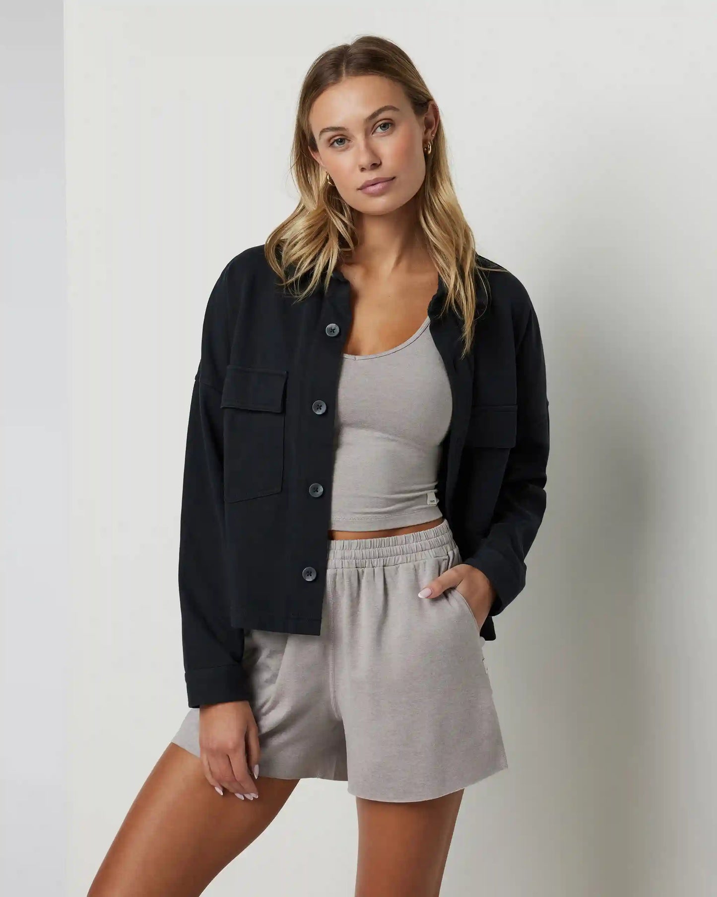 Mackenzie Cropped Shirt Jacket