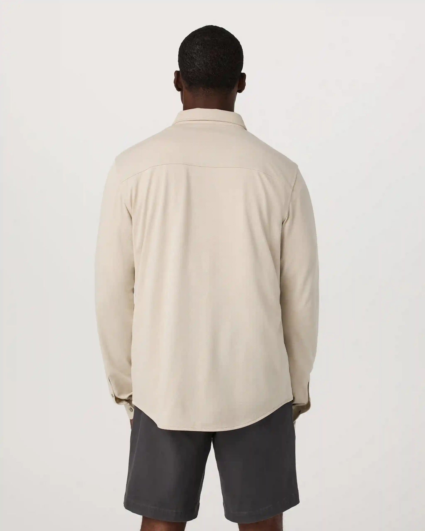 Long Sleeve Knit Oxford Button Down - Classic Fit