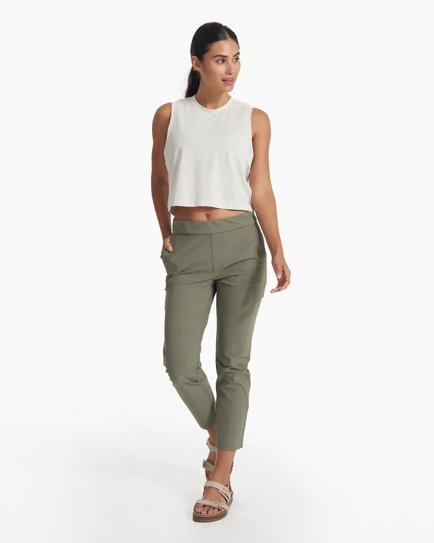 Feather Crop Tank