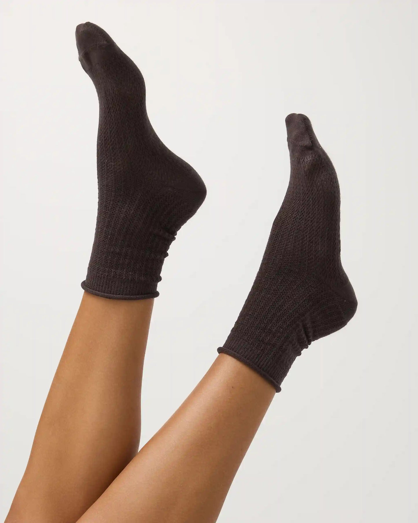 Quarter Crew Pointelle Sock