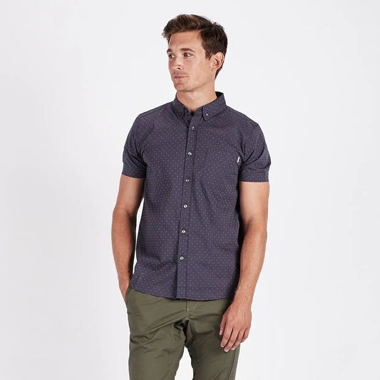 Crest Short Sleeve Button-Down