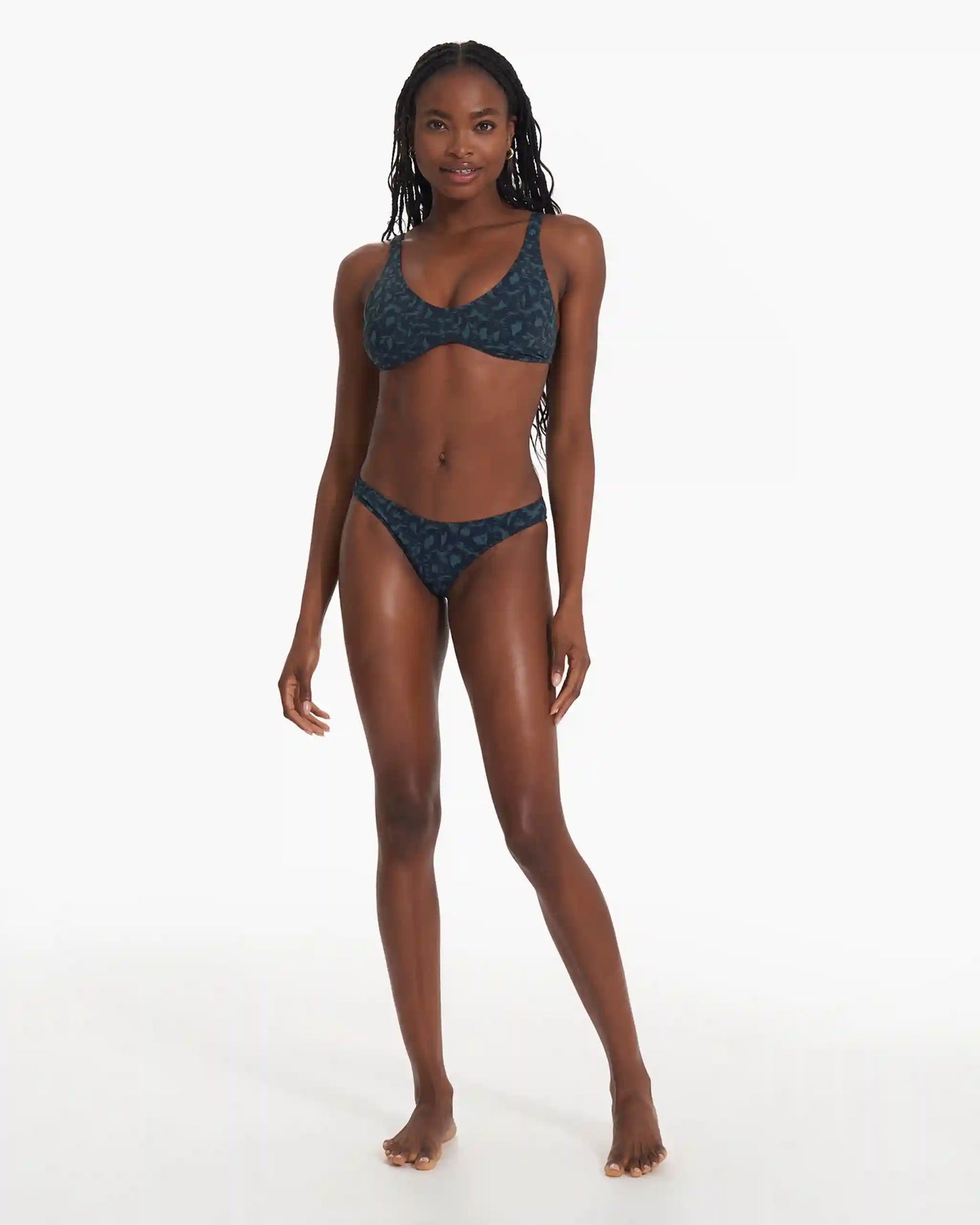 Aqua Triangle Top
