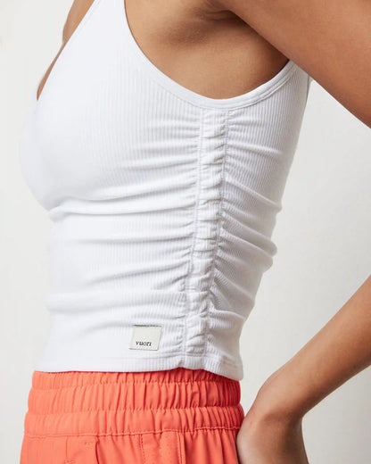 Rib Ruched Tank