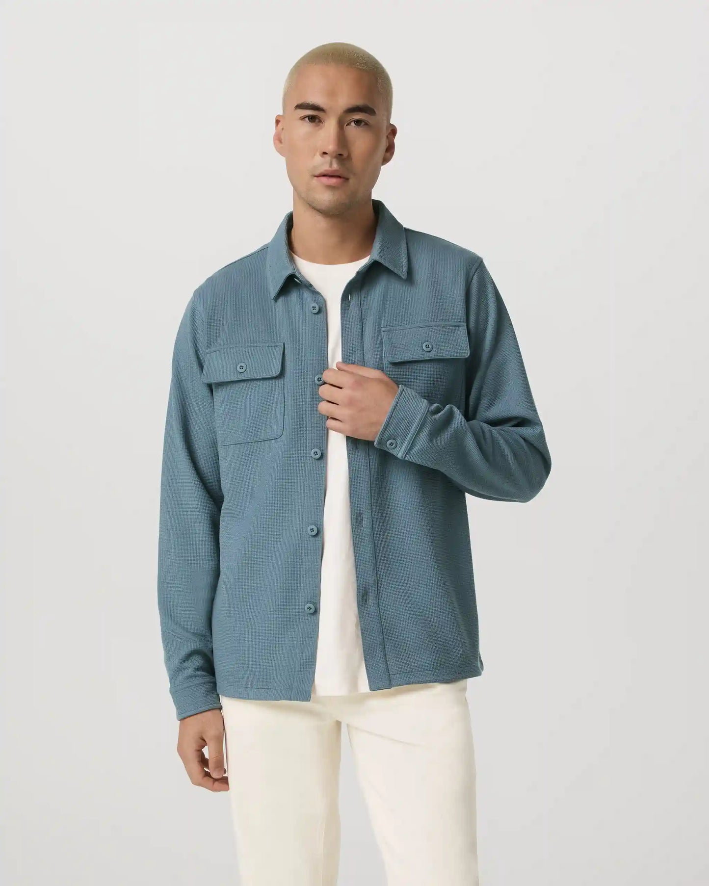 Waffle Shirt Jacket