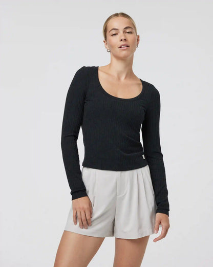 Long Sleeve Plie Top