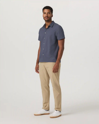Short Sleeve Manhattan Button Down