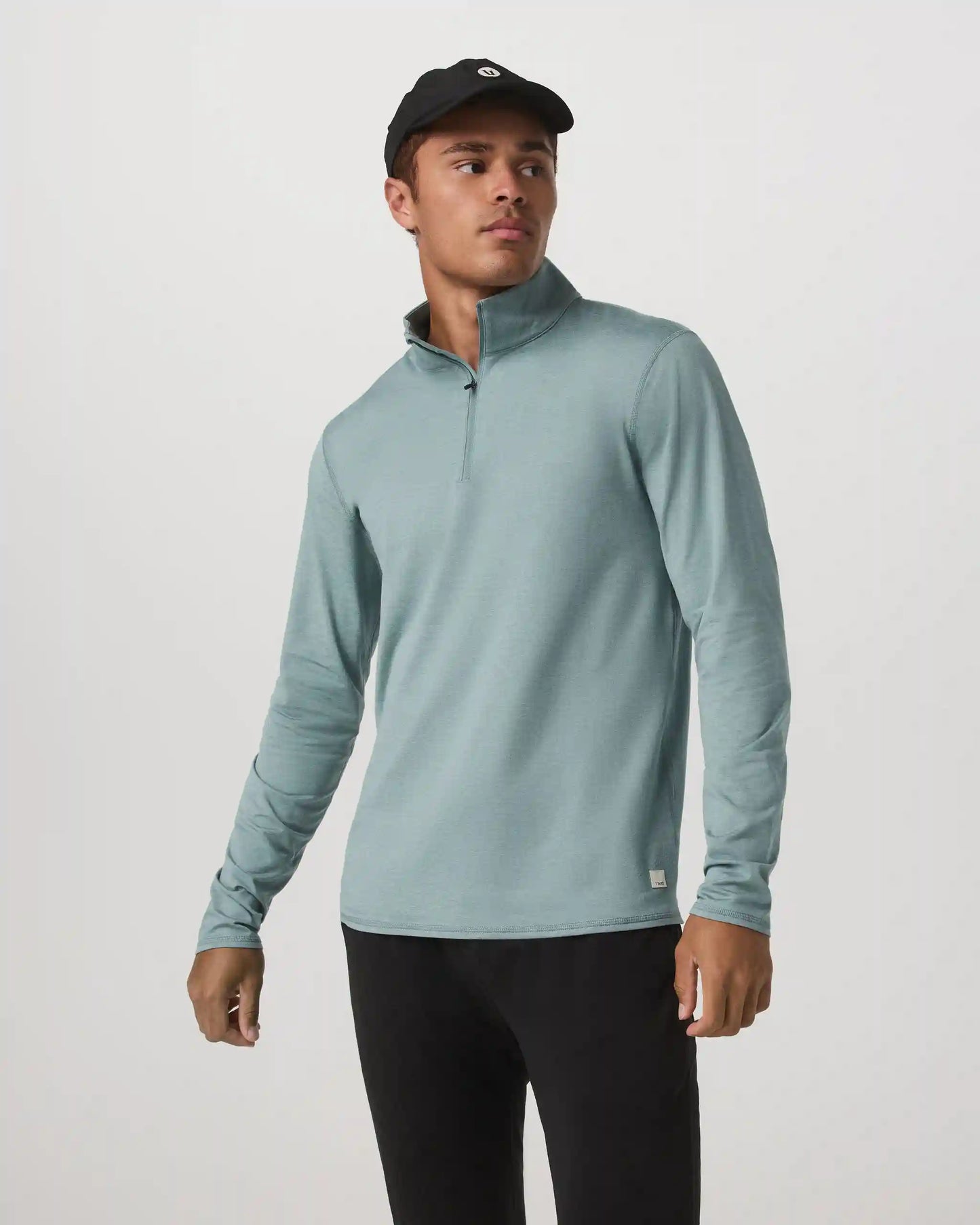 Ponto Half Zip Mock Neck