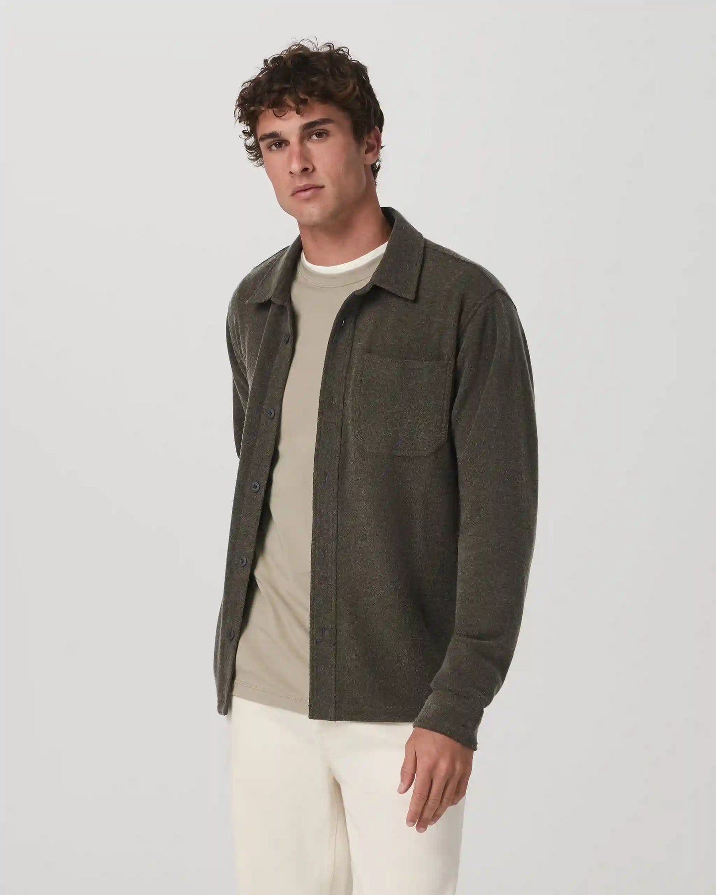 Beach Fleece Shirt Jacket