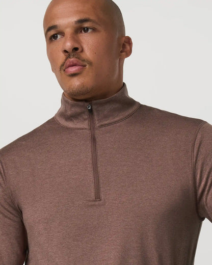 Ponto Half Zip Mock Neck