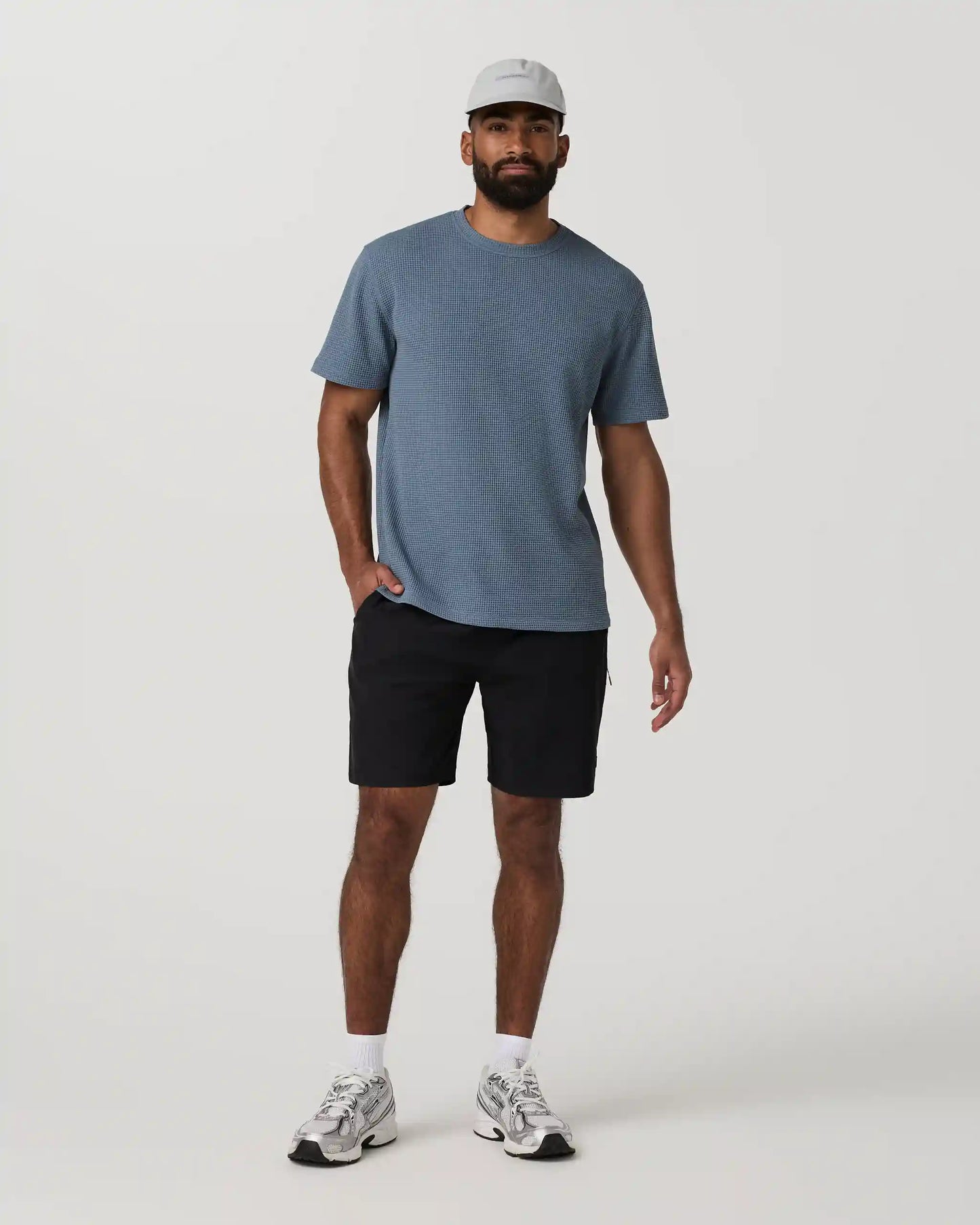 Short Sleeve Lightweight Tech Waffle Tee - Relaxed Fit