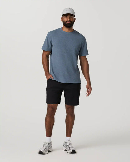 Short Sleeve Lightweight Tech Waffle Tee - Relaxed Fit