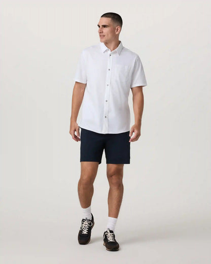 Short Sleeve Knit Oxford Button Down - Classic Fit