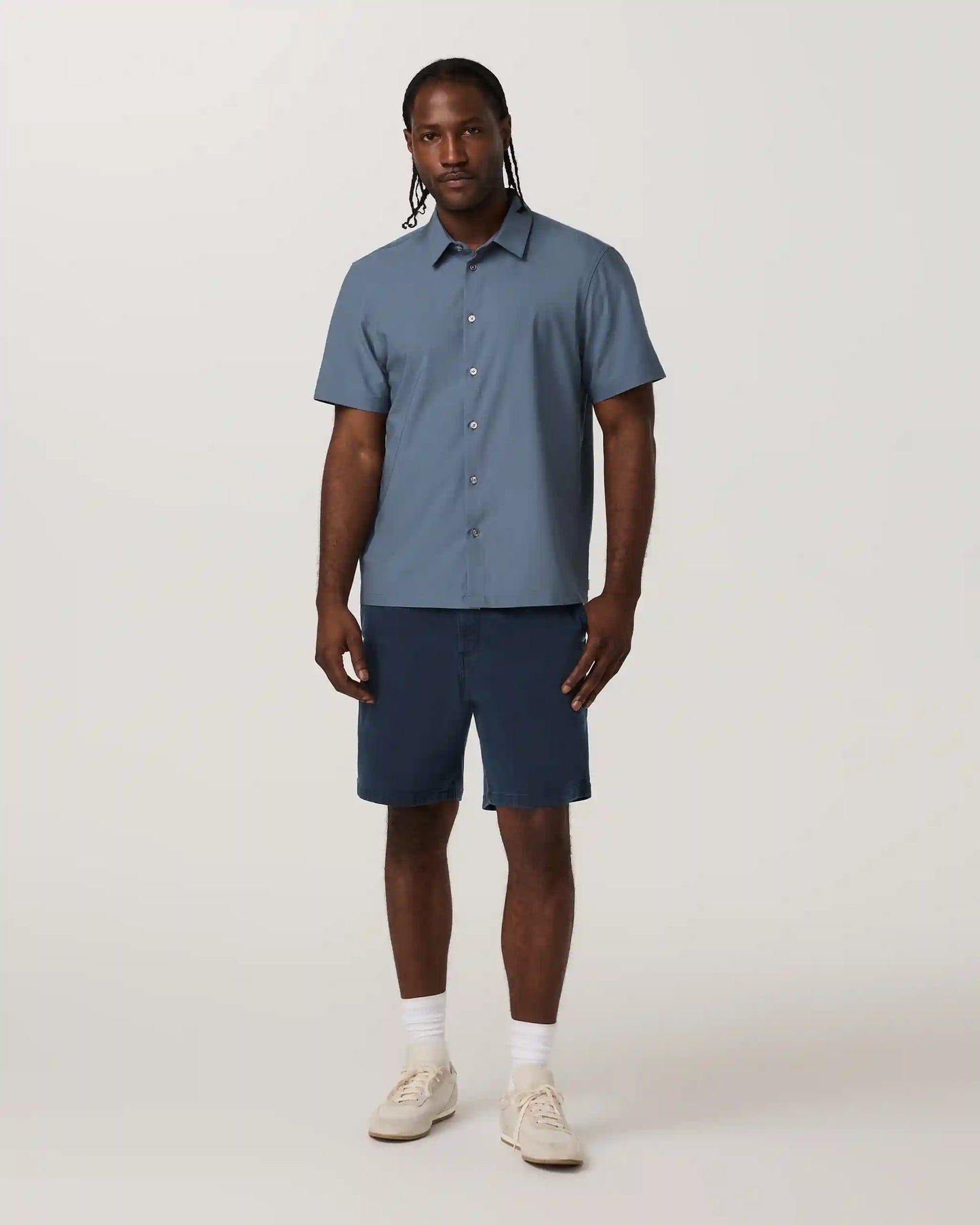 Short Sleeve Manhattan Button Down