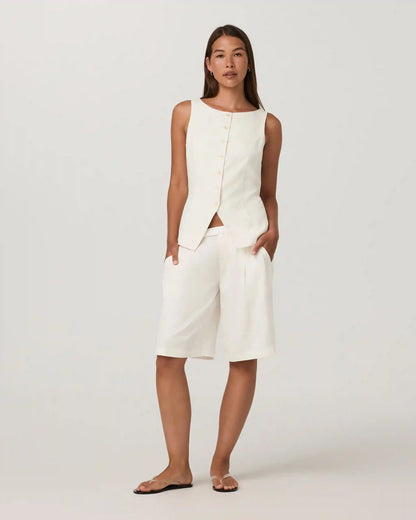 Trestles Twill Button Down Tank