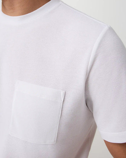 Short Sleeve Micro Waffle Tee - Relaxed Fit
