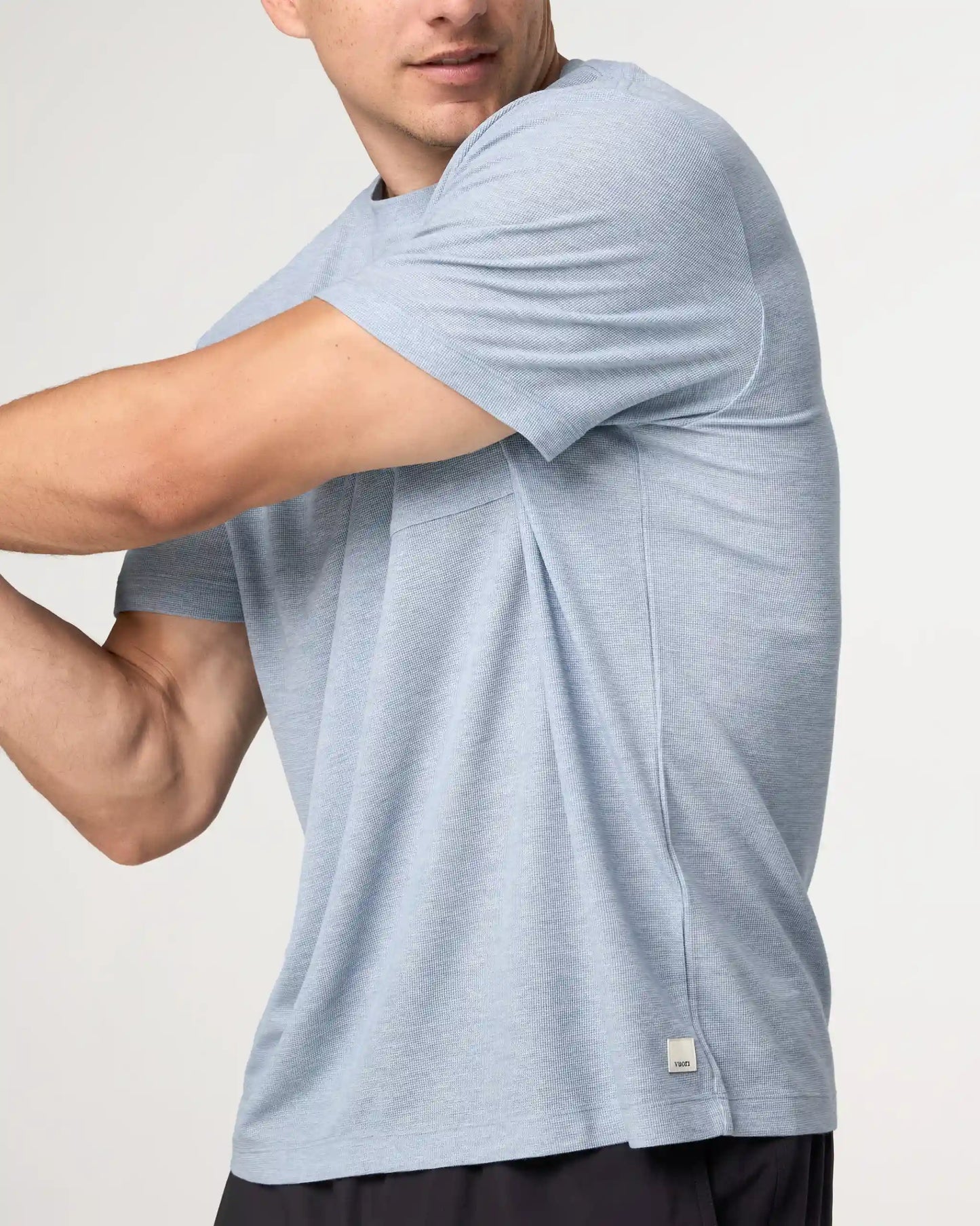 Short Sleeve Micro Waffle Tee - Relaxed Fit