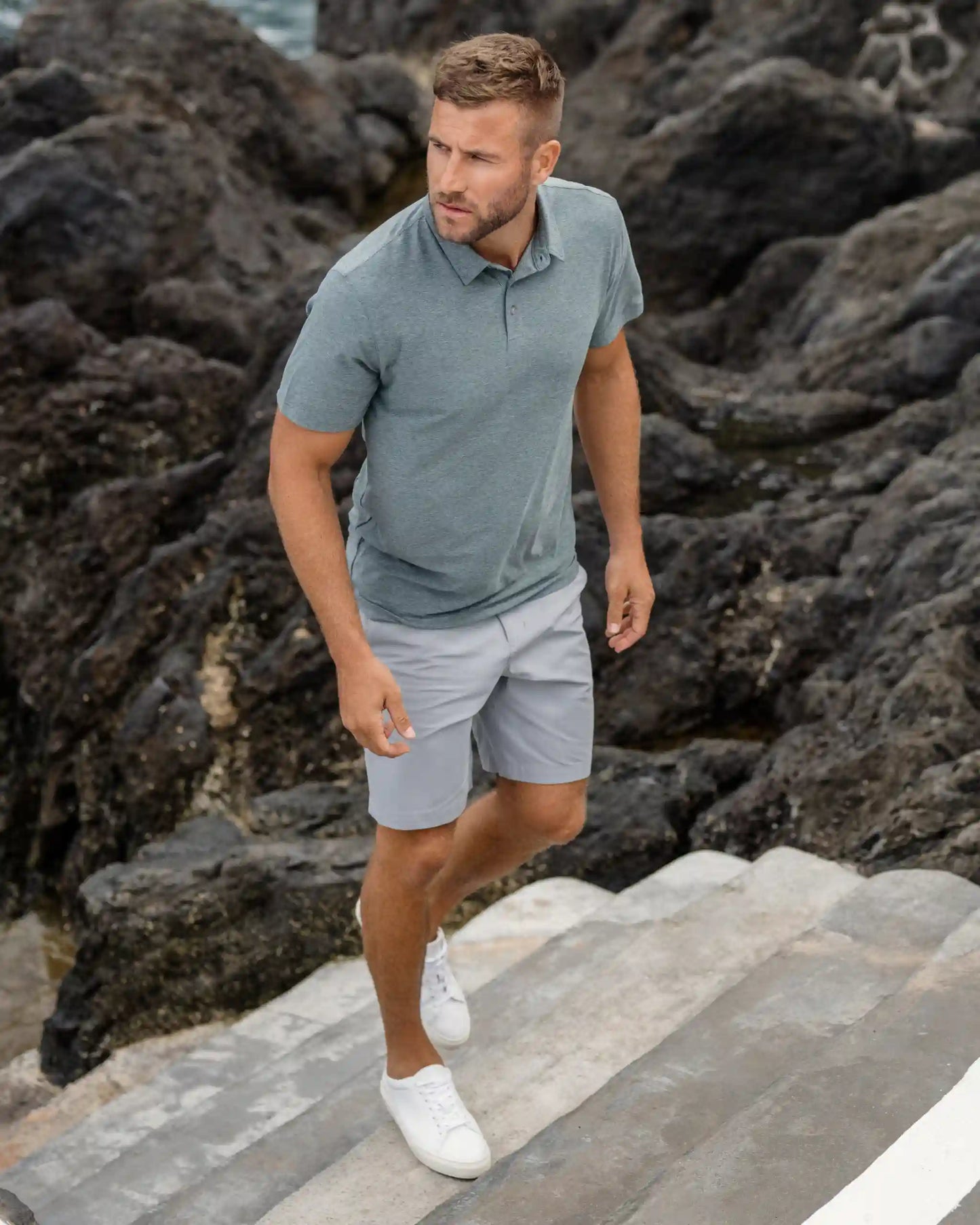 Cascade Elastic Waist Short