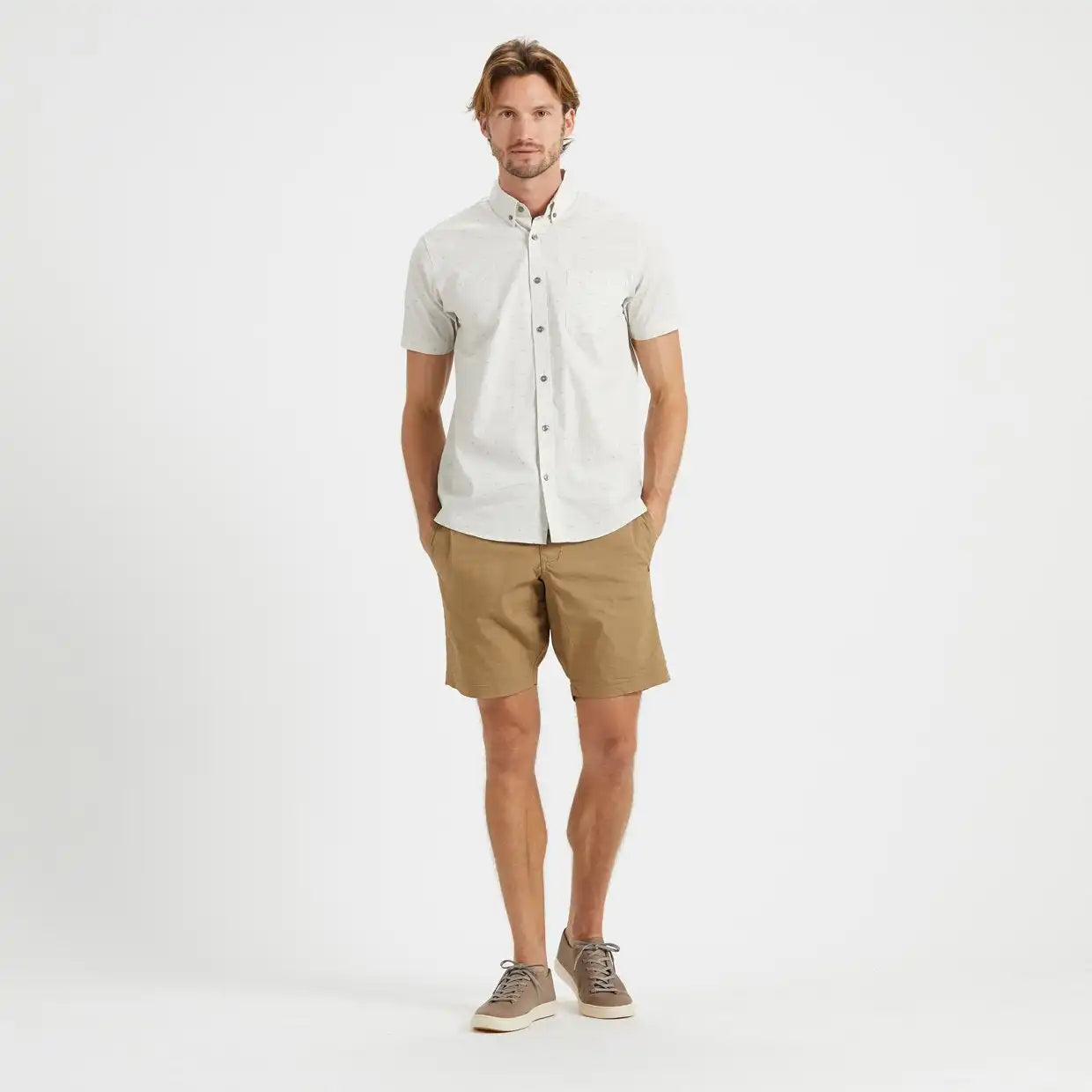 Crest Short-Sleeve Button-Down