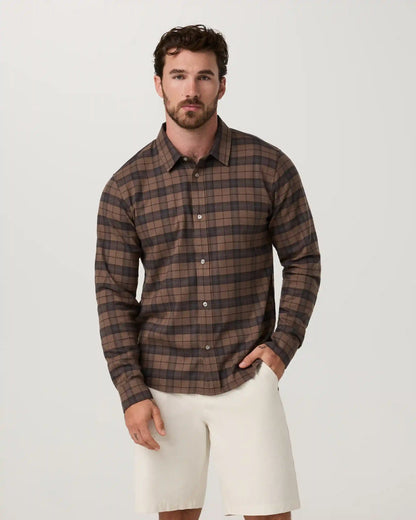 Long Sleeve Midweight Flannel Shirt