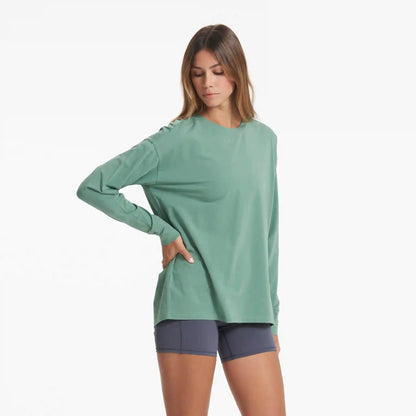 Long-Sleeve Feather Tee