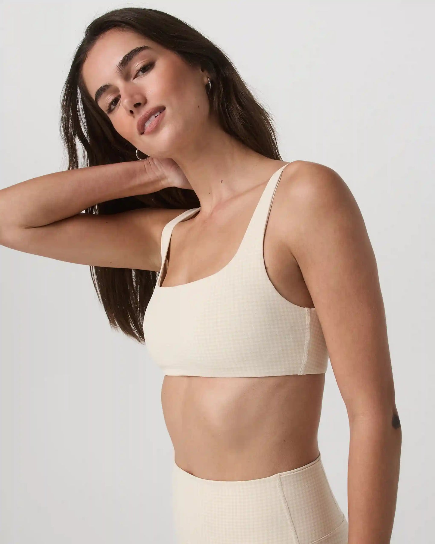Micro Houndstooth Bra
