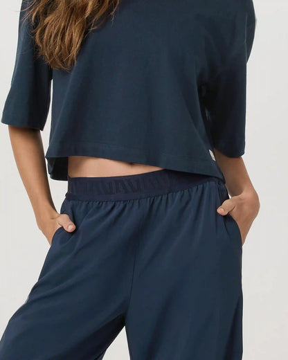 Short Sleeve Heavyweight Crop Cotton Tee