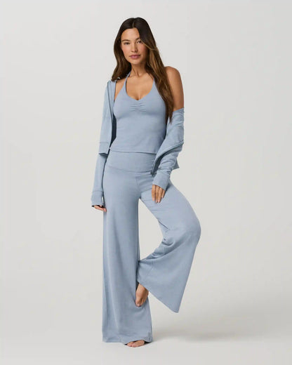 Halo Halter Ruched Top