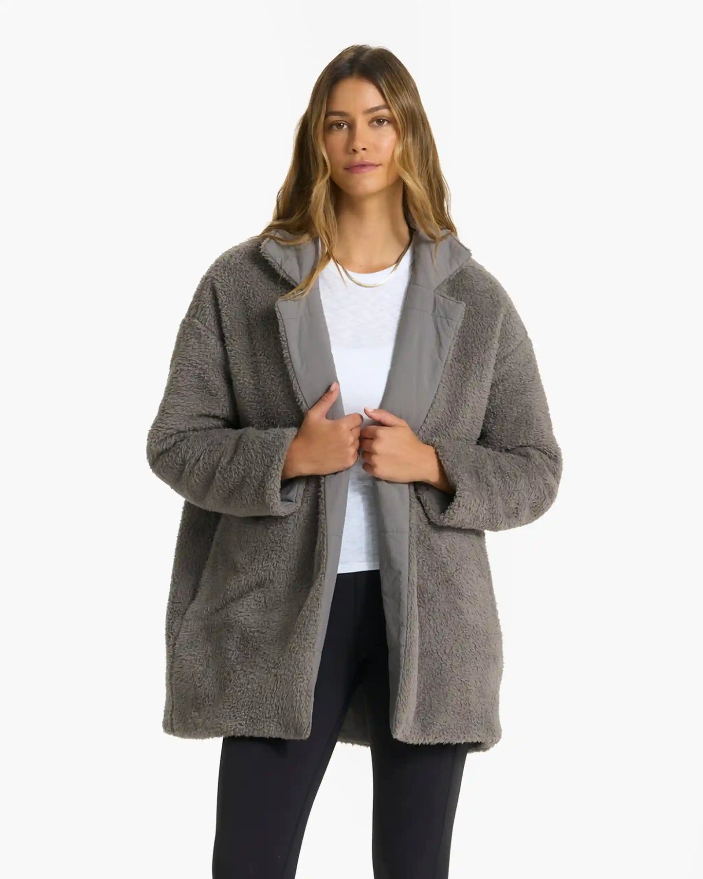 Cozy Sherpa Blazer