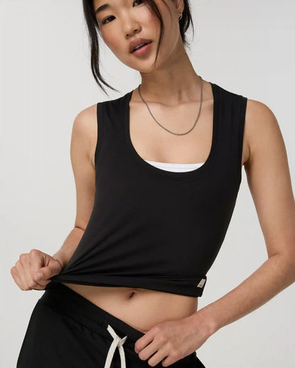 Halo Essential Scoop Tank Long