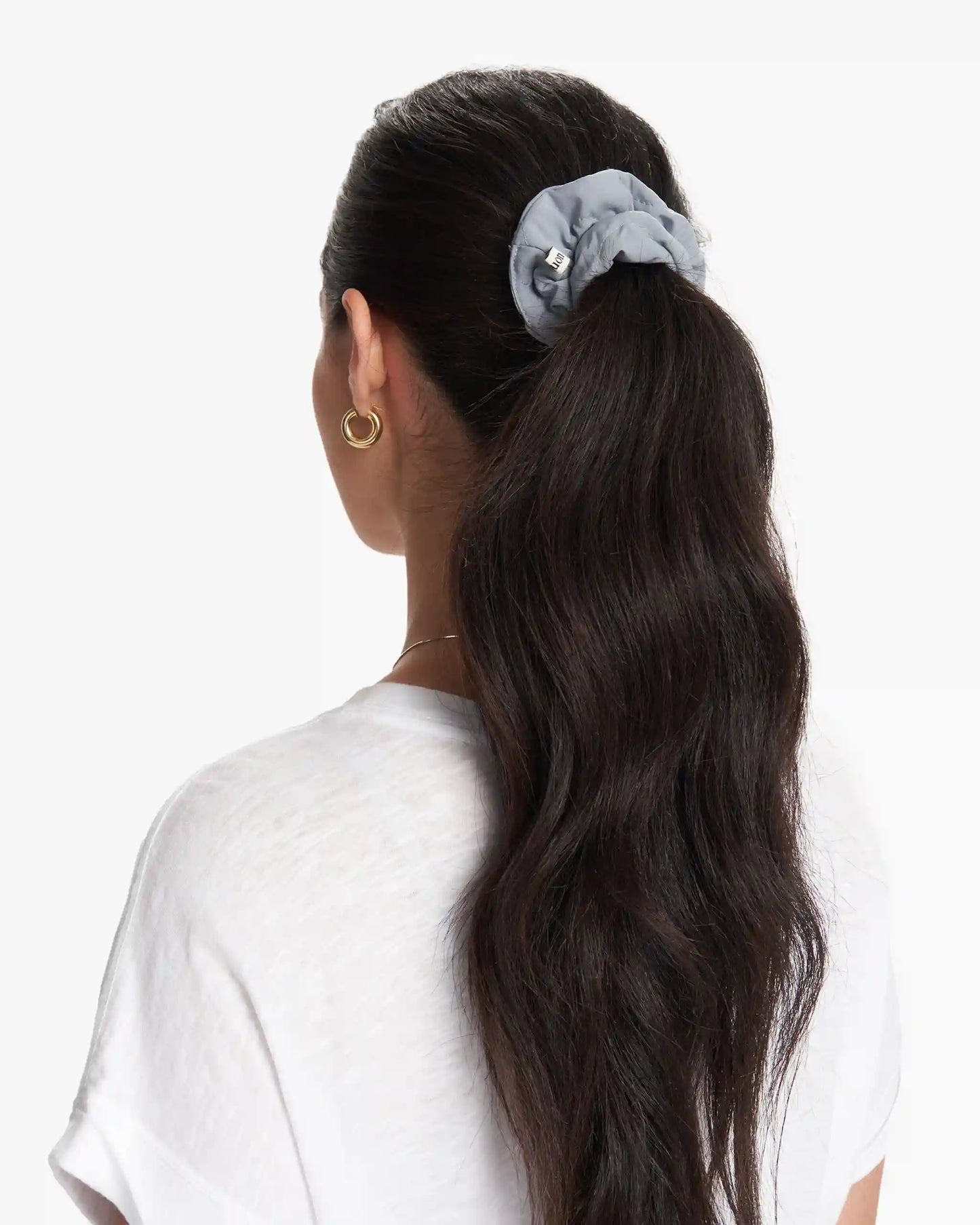 Quilted Puff Scrunchie