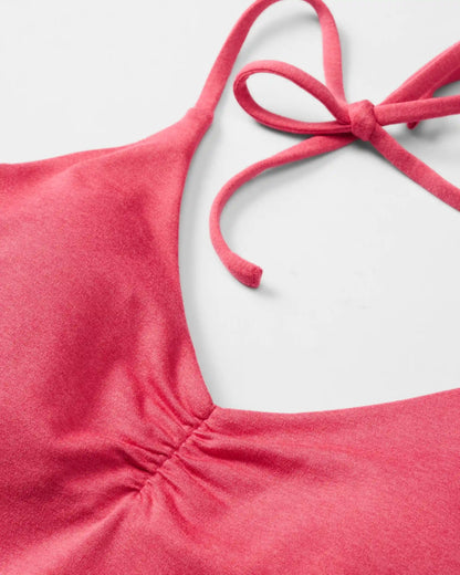 Halo Halter Ruched Top