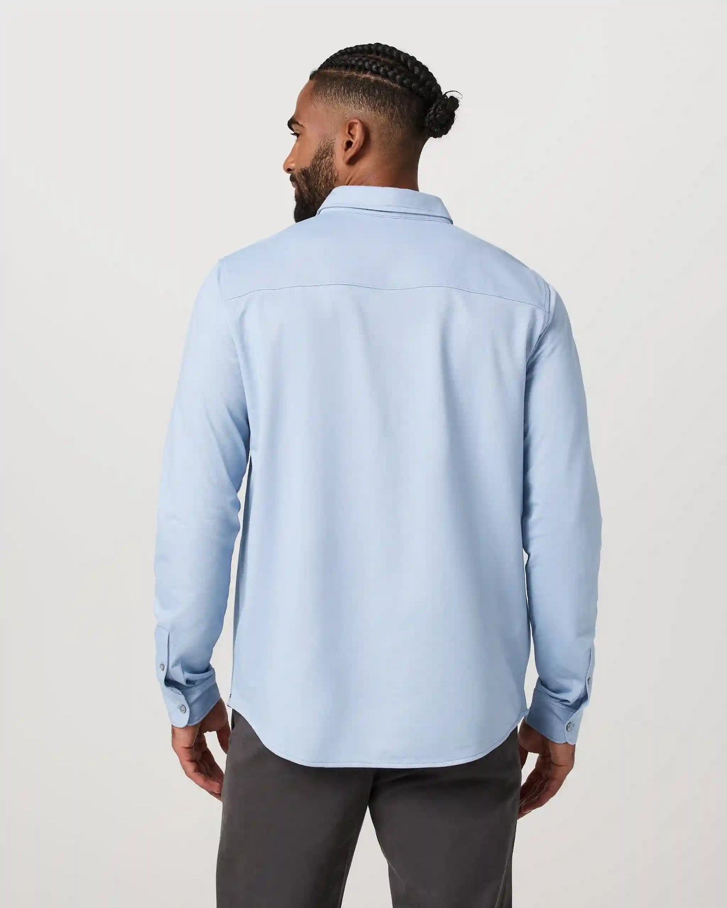 Long Sleeve Knit Oxford Button Down - Classic Fit
