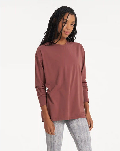 Long-Sleeve Feather Tee