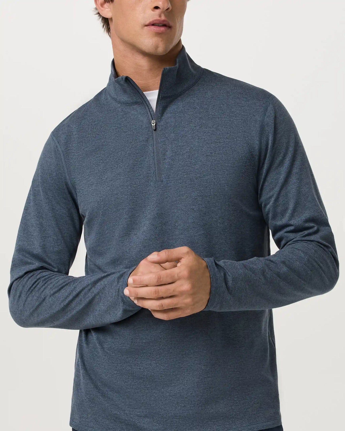 Ponto Half Zip Mock Neck