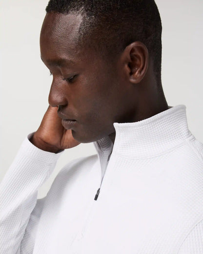 Lightweight Tech Waffle Quarter Zip