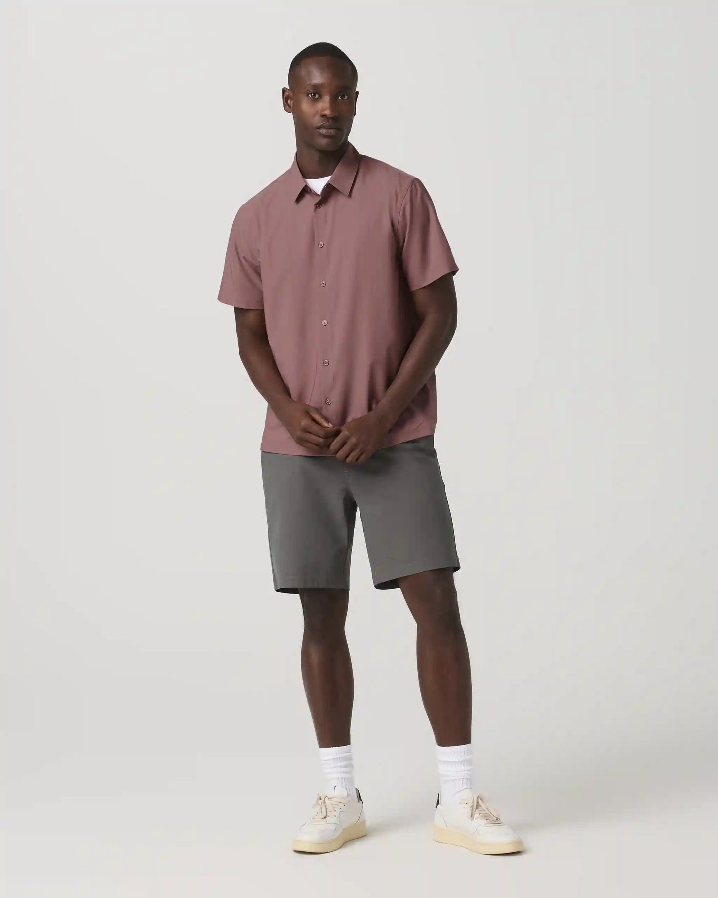 Short Sleeve Manhattan Button Down