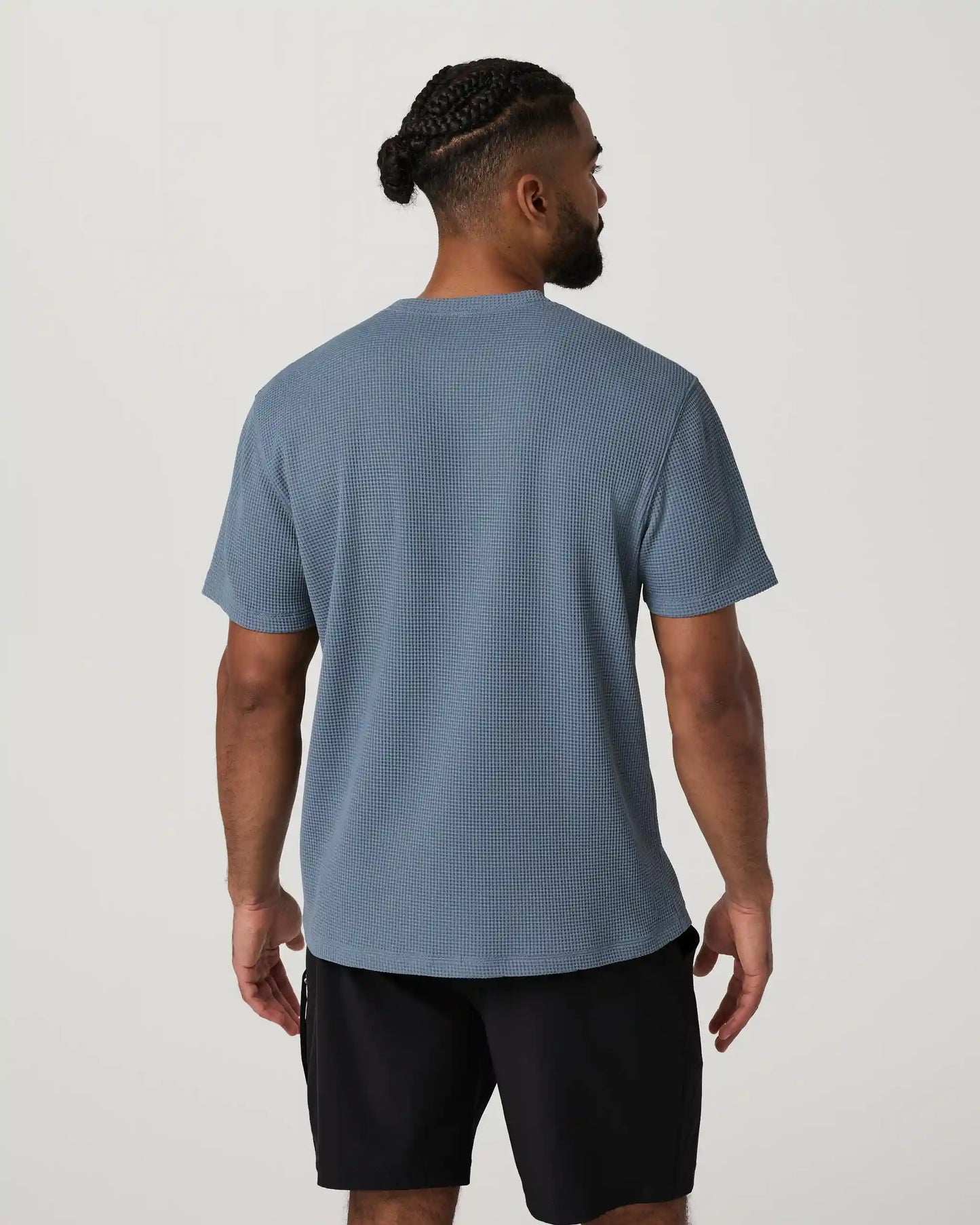 Short Sleeve Lightweight Tech Waffle Tee - Relaxed Fit