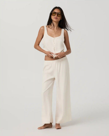 Trestles Twill Crop Wideleg Pant