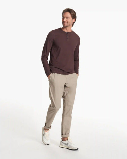 Long-Sleeve Ease Performance Henley