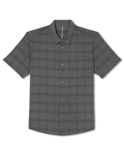 Short Sleeve Plaid Button Down Shirt