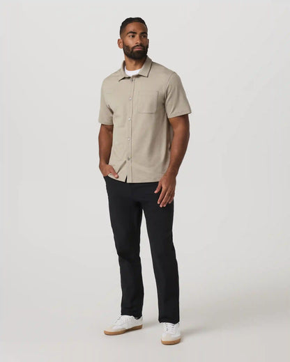 Short Sleeve Ponto Button Down Shirt