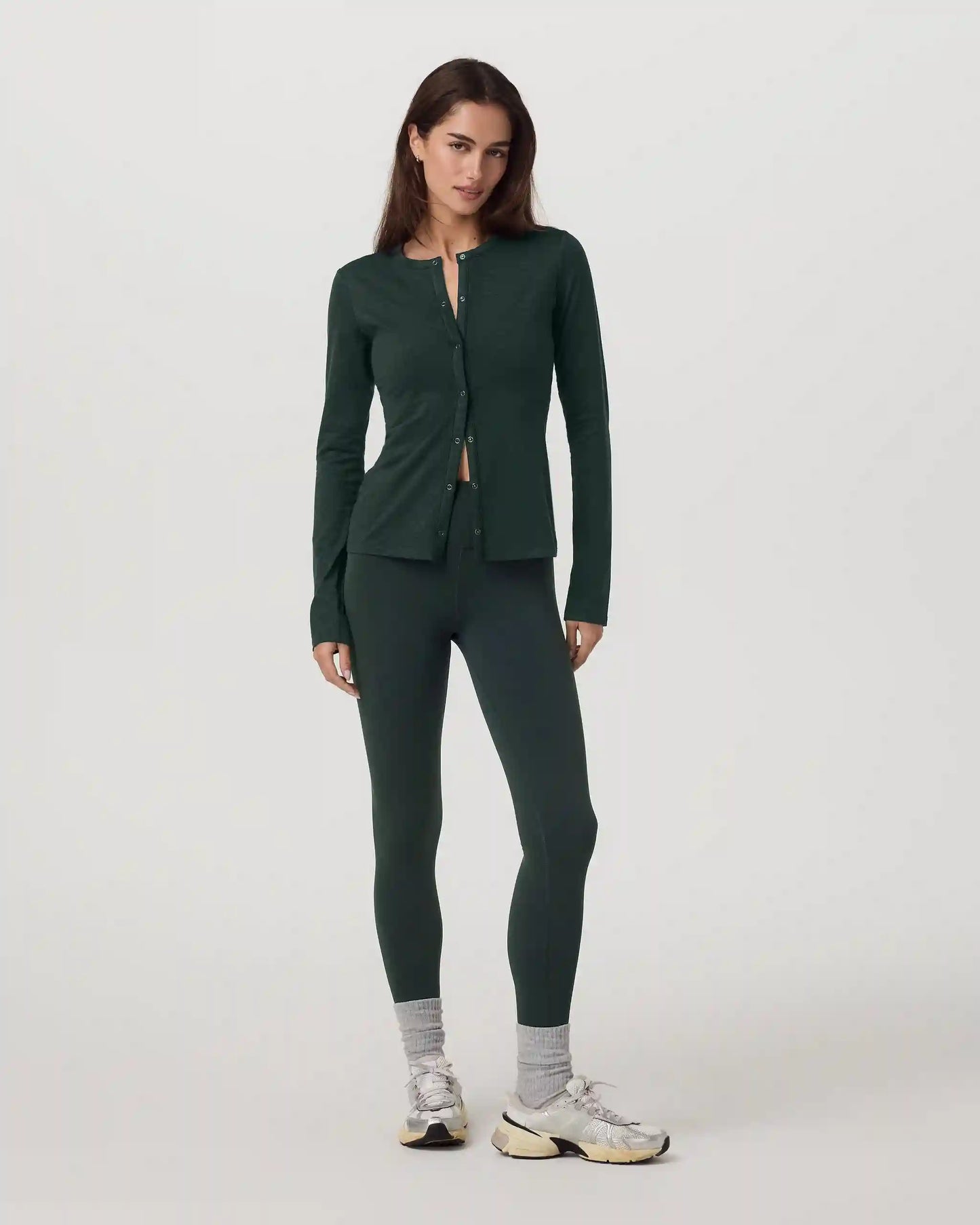 Long Sleeve Halo Snap Cardigan