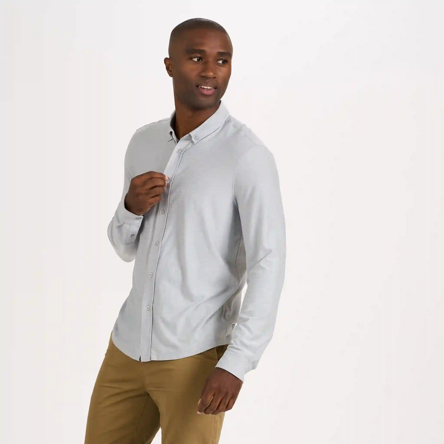 Long Sleeve Strato Button-Down