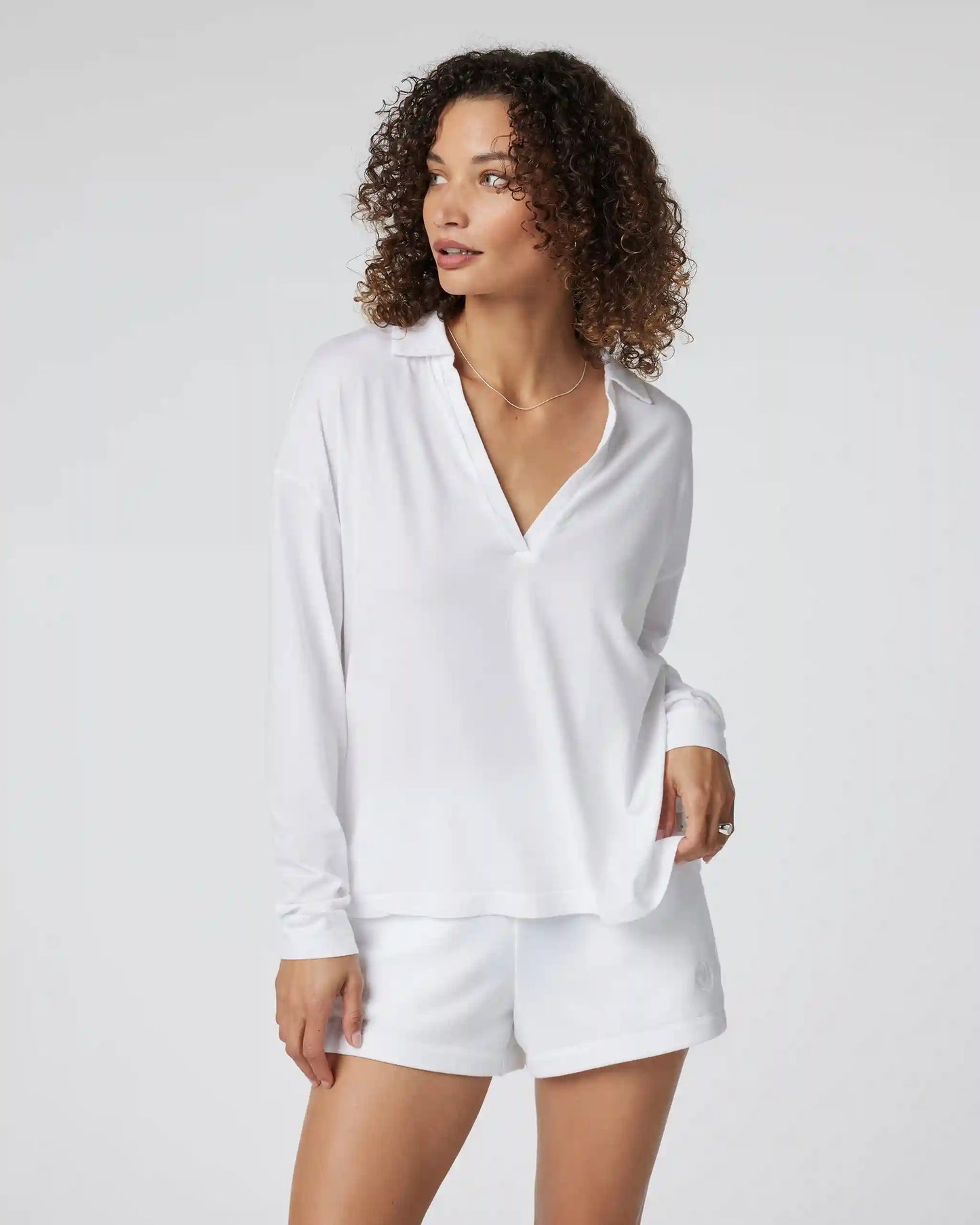 Long Sleeve Sutton Relaxed Polo