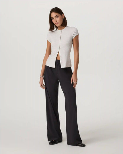 Short Sleeve Pose Button Up