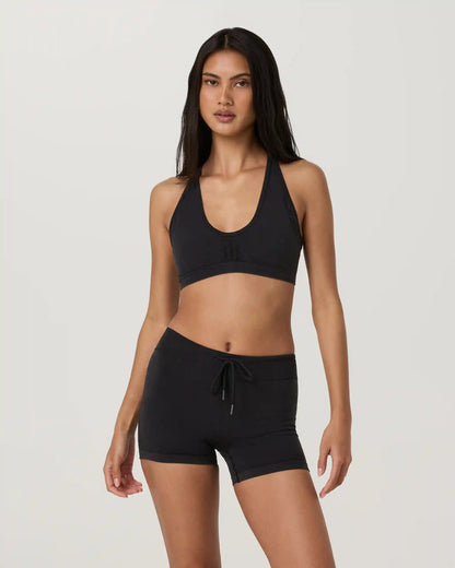Pointelle Seamless V Neck Bra